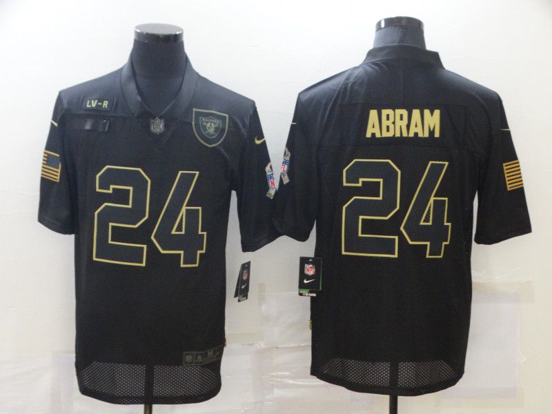 Men Oakland Raiders 24 Abram Black Nike Limited Vapor Untouchable NFL Jerseys